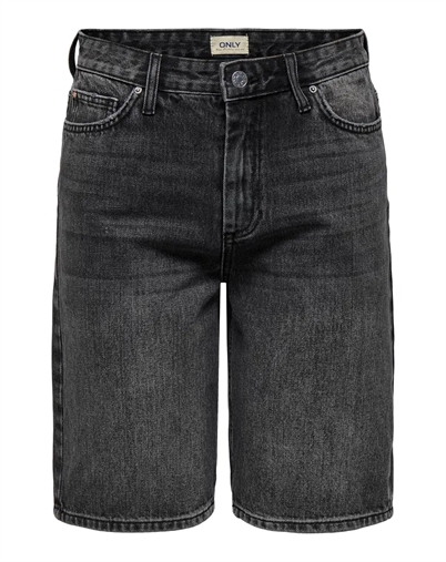 Only - Sonny Wide Shorts - Washed Black